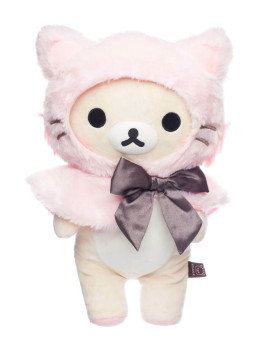 KORILAKKUMA PINK CAT - Peluche Medium 33cm