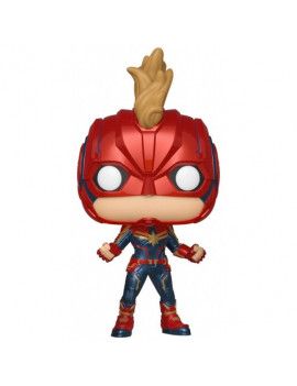 Funko - POP Captain Marvel avec masque CHASE 425 Funko 1 - Culture-Pop-France