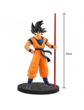 Figurine Son Goku avec baton  /- 22 cm - Dragon Ball Z 1 - Culture-Pop-France