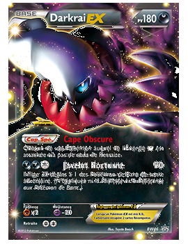 Carte Pokémon Kyurem Noir EX BW62 de la série Promos Noir & Blanc