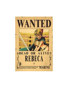 Affiche Wanted Rebeca /- 42 X 28.5 - One piece 1 - Culture-Pop-France