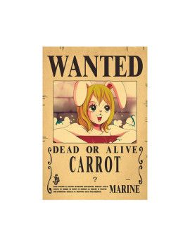 Affiche Wanted Carrot  /- 42 X 28.5 - One piece 1 - Culture-Pop-France