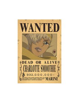 Affiche Wanted Charlotte Smoothie 932 000 000 Berries  /- 42 X 28.5 - One piece 1 - Culture-Pop-France