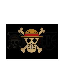 Affiche Drapeau Luffy  /- 42 X 28.5 - One piece 1 - Culture-Pop-France