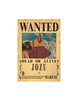 Affiche Wanted Jozu  /- 42 X 28.5 - One piece 1 - Culture-Pop-France
