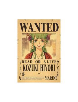 Affiche Wanted Kozuki Hiyori  /- 42 X 28.5 - One piece 1 - Culture-Pop-France