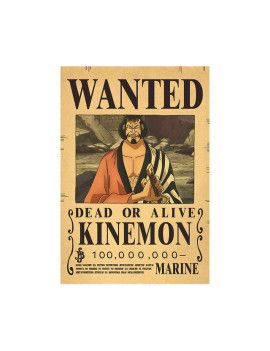 Affiche World Kinemon 100 000 000 Berries  /- 42 X 28.5 - One piece 1 - Culture-Pop-France