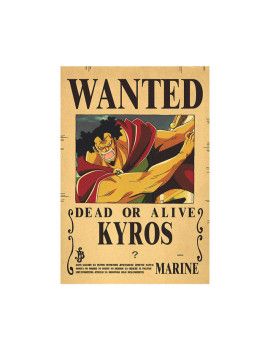 Affiche World Kyros  /- 42 X 28.5 - One piece 1 - Culture-Pop-France