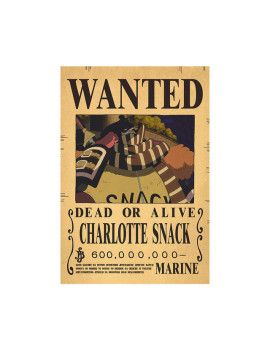 Affiche World Charlotte Snack 600 000 000 Berries  /- 42 X 28.5 - One piece 1 - Culture-Pop-France