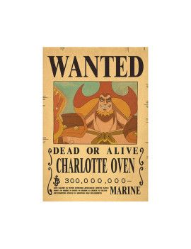 Affiche Wanted World Emporio Ivankov  /- 42 X 28.5 - One piece 1 - Culture-Pop-France