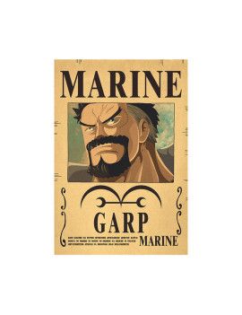 Affiche Marine Garp /- 42 X 28.5 - One piece 1 - Culture-Pop-France