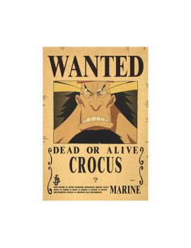 Affiche Wanted Crocus  /- 42 X 28.5 - One piece 1 - Culture-Pop-France