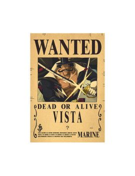Affiche Wanted Vista  /- 42 X 28.5 - One piece 1 - Culture-Pop-France
