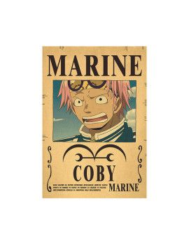 Affiche Marine Coby  /- 42 X 28.5 - One piece 1 - Culture-Pop-France