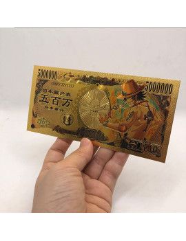 Billet Plaqué or 24 carats - Ace- One Piece 1 - Culture-Pop-France