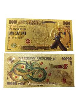 Billet Plaqué or 24 carats - SanGohan (vs Cell) - Dragon Ball 1 - Culture-Pop-France
