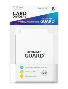 Ultimate Guard 10 intercalaires standard Blanc Ultimate Guard 1 - Culture-Pop-France