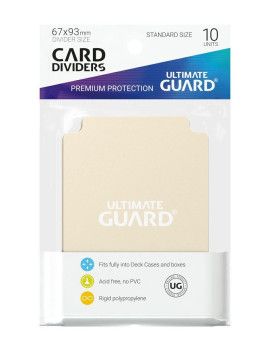 Ultimate Guard 10 intercalaires standard Sable Ultimate Guard 1 - Culture-Pop-France