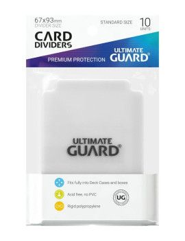 Ultimate Guard 10 intercalaires standard Transparent Ultimate Guard 1 - Culture-Pop-France