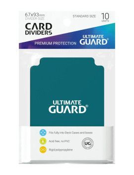 Ultimate Guard 10 intercalaires standard Bleu pétrole Ultimate Guard 1 - Culture-Pop-France