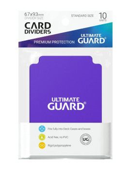Ultimate Guard 10 intercalaires standard Violet Ultimate Guard 1 - Culture-Pop-France