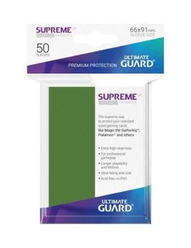 Ultimate Guard 50 protège-cartes Supreme UX Vert Ultimate Guard 1 - Culture-Pop-France