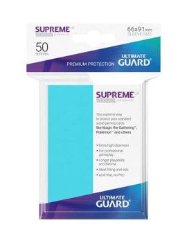 Ultimate Guard 50 protège-cartes Supreme UX Aigue-marine Ultimate Guard 1 - Culture-Pop-France