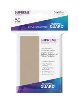 Ultimate Guard 50 protège-cartes Supreme UX Sable Ultimate Guard 1 - Culture-Pop-France