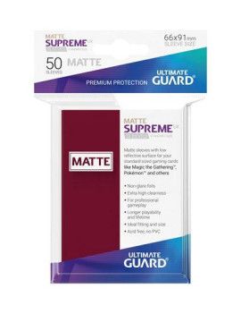 Ultimate Guard 50 protège-cartes Supreme UX Bourgogne Mat Ultimate Guard 1 - Culture-Pop-France