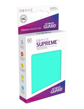 Ultimate Guard 60 protège-cartes Supreme Mini UX Turquoise Ultimate Guard 1 - Culture-Pop-France