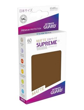 Ultimate Guard 60 protège-cartes Supreme Mini UX Marron Mat Funko 1 - Culture-Pop-France