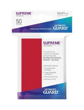 Ultimate Guard 50 protège-cartes Supreme UX Rouge Ultimate Guard 1 - Culture-Pop-France