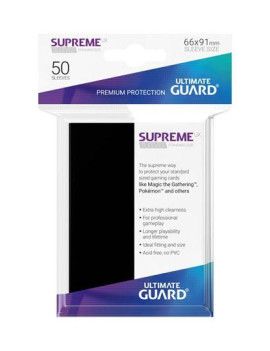 Ultimate Guard 50 protège-cartes Supreme UX Noir Ultimate Guard 1 - Culture-Pop-France
